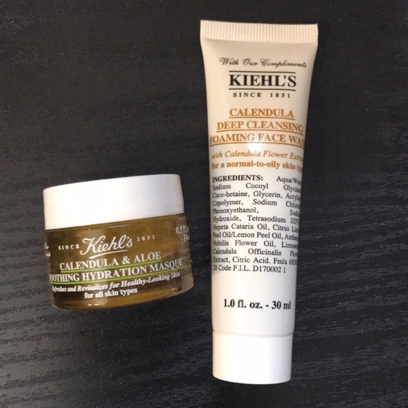 Kiehlu0027s  Other  Kiehls Calendula Masque Face Wash Travel Sizes 